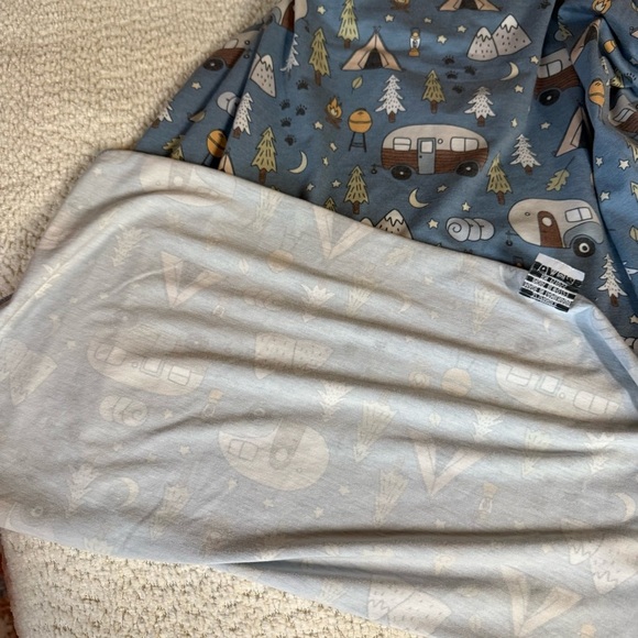 Cooper Pearl Bridger Knit Swaddle Blanket - Picture 5 of 7